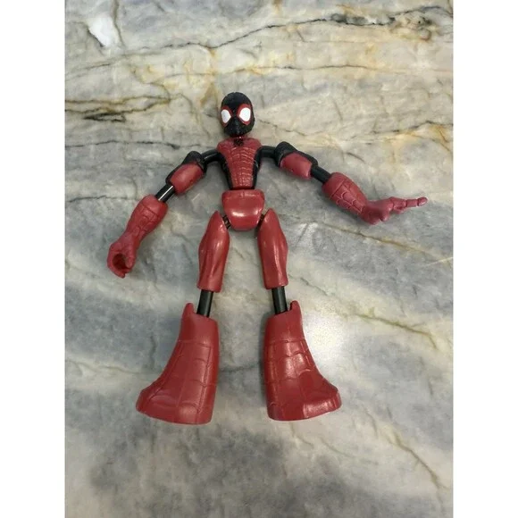 Marvel Bend & Flex Black Red Suit Spider-Man Venom Action Figure Hasbro #70236 - Picture 5 of 6